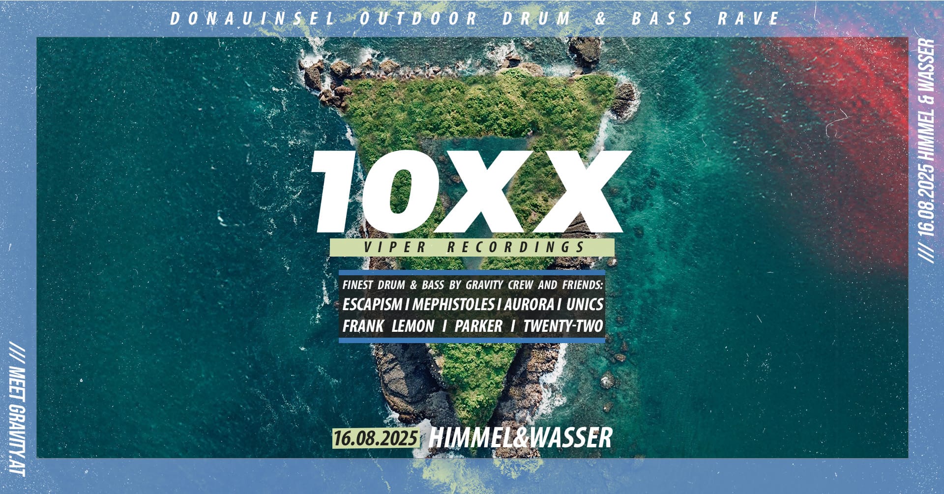 Drum and Bass is back. Gravity in Vienna at Himmel & Wasser on Saturday, 16.08.2025